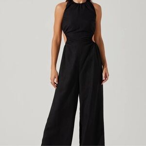 Astar Donella wide leg cutout jumpsuit- brand new